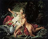 Francois Boucher Leda and the Swan painting